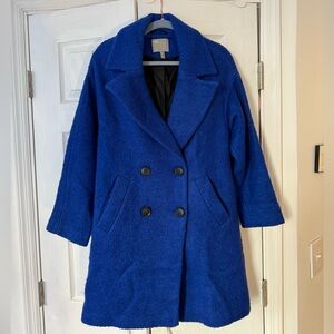 ASOS Royal Blue Pea Coat